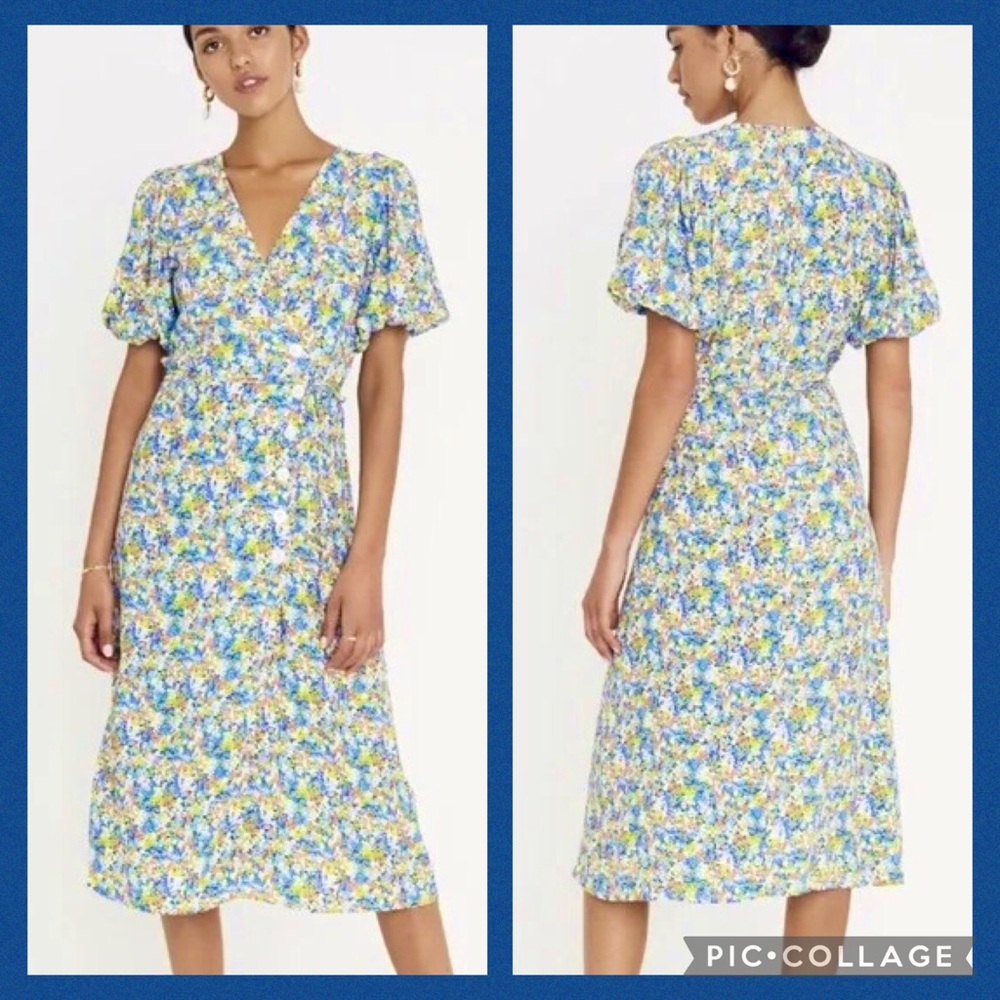 Faithfull the Brand Marta Midi Dress in Violet